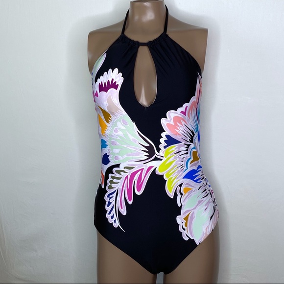 Trina Turk Other - Trina Turk Seychelles Floral Keyhole Swimsuit